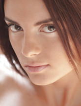 Skinny erotic babe Monica posing in nude art from X-Art Beauties